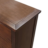 Duchy Acacia XL Tallboy Chest from Roseland Furniture