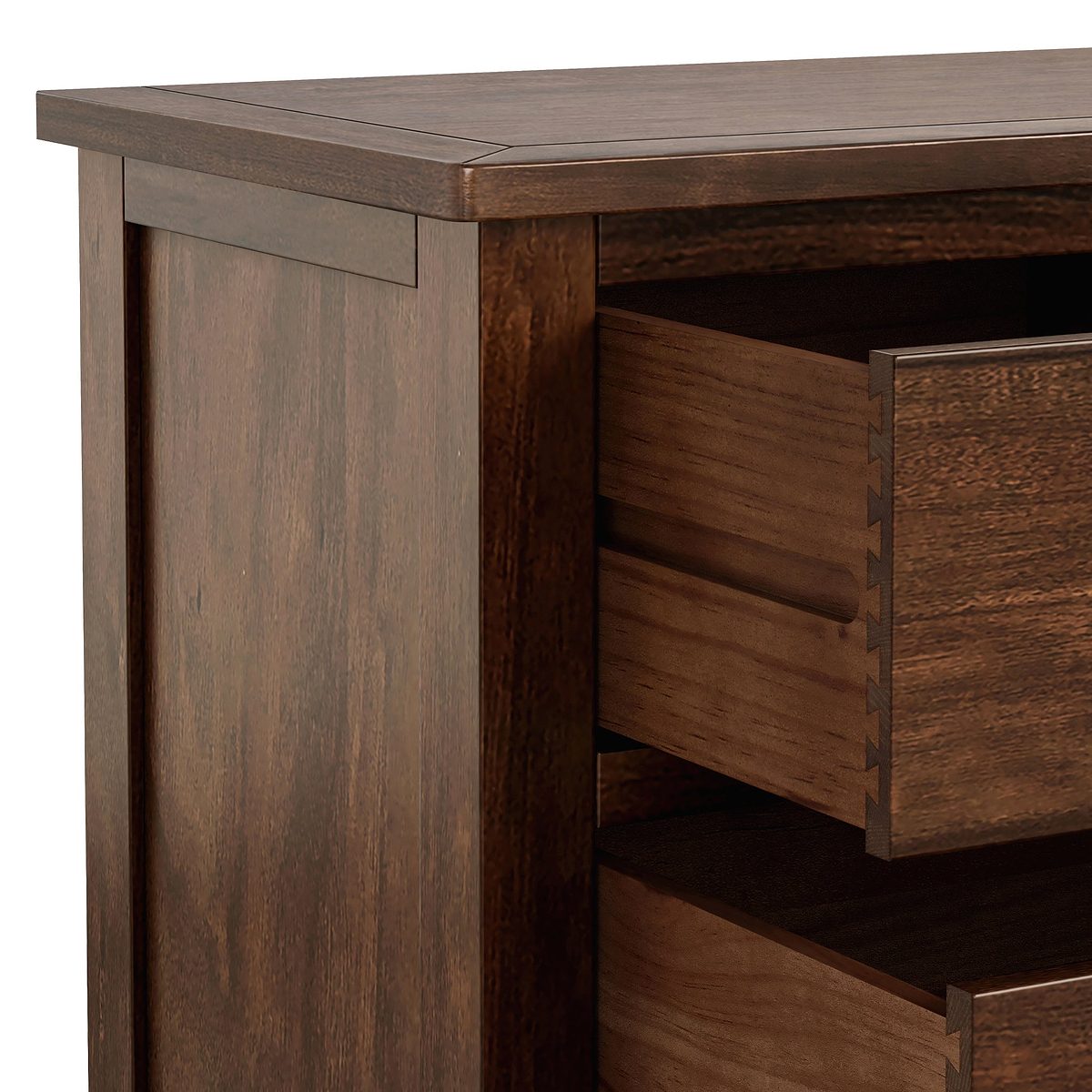 Duchy Acacia XL Tallboy Chest from Roseland Furniture