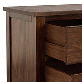 Duchy Acacia XL Tallboy Chest from Roseland Furniture