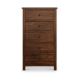 Duchy Acacia XL Tallboy Chest from Roseland Furniture