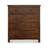 Duchy Acacia XL 2 Over 3 Chest from Roseland Furniture