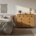 Surrey Oak 4 Over 6 Chest Of Drawers from Roseland Furniture