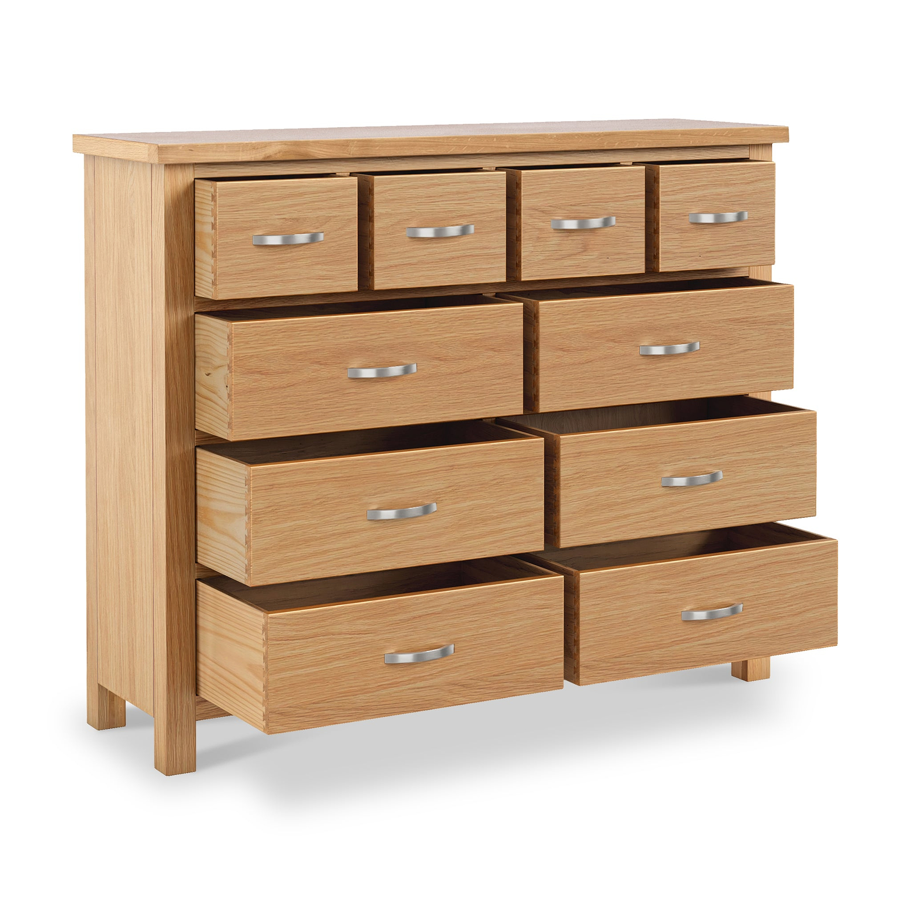 London Oak 4 over 6 drawer chest from Roseland Furniture