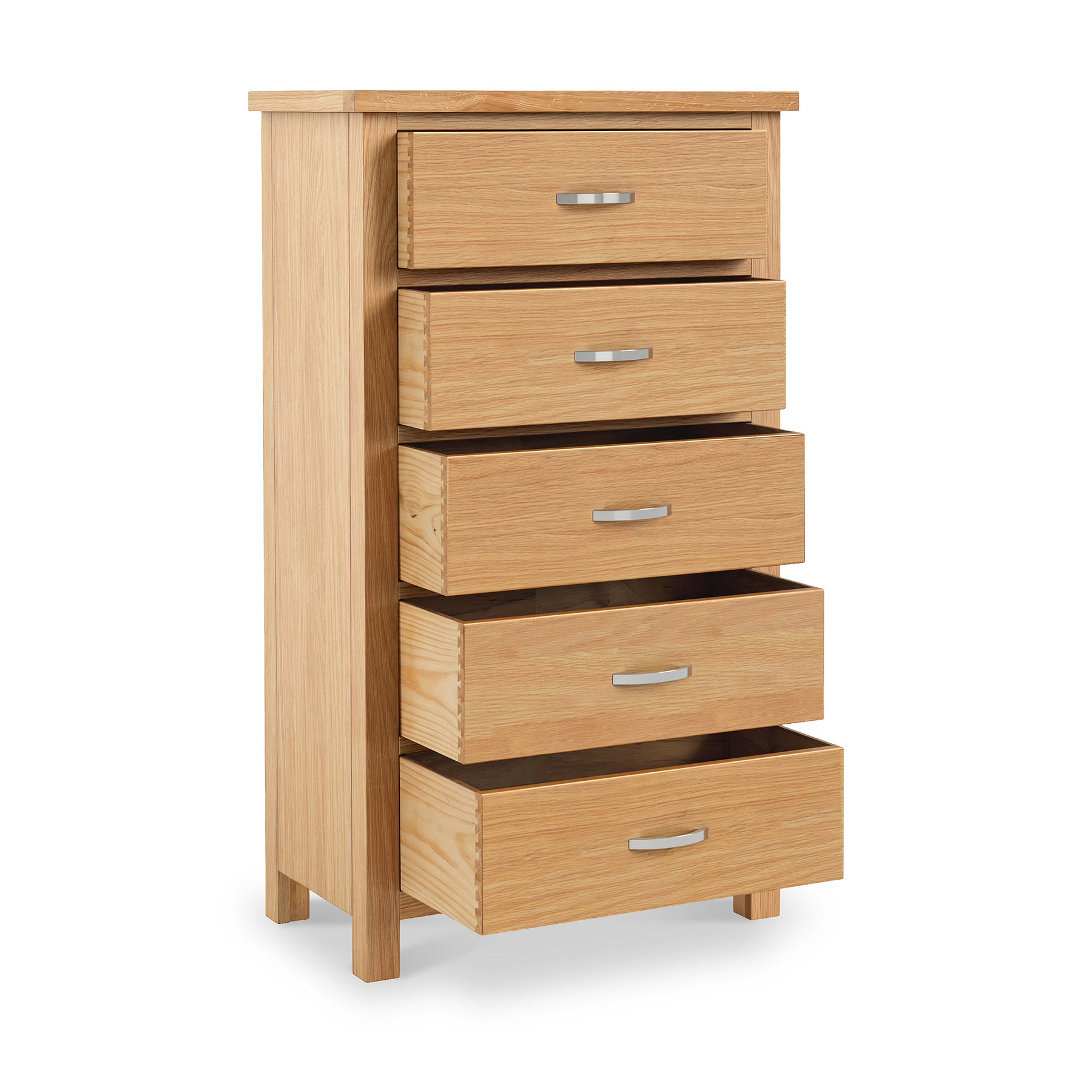 London Oak XL Tallboy Chest of Drawers from Roseland Furniture