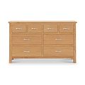 London Oak XL 8 Drawer Chest from Roseland Furniture