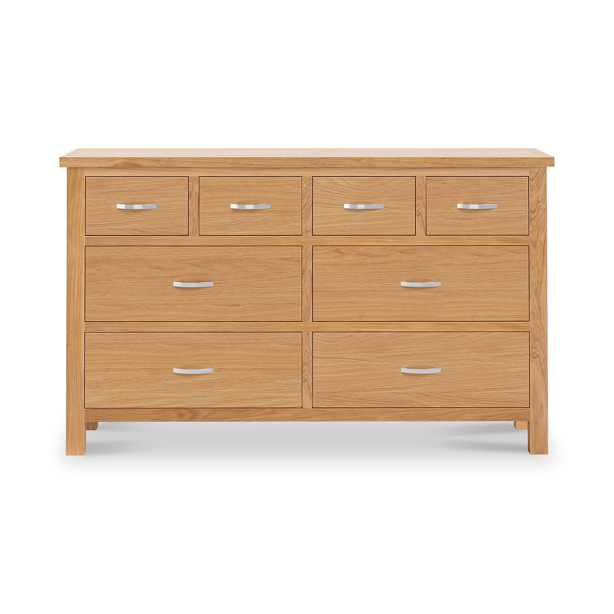 London Oak XL 8 Drawer Chest from Roseland Furniture