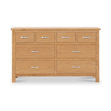 London Oak XL 8 Drawer Chest from Roseland Furniture