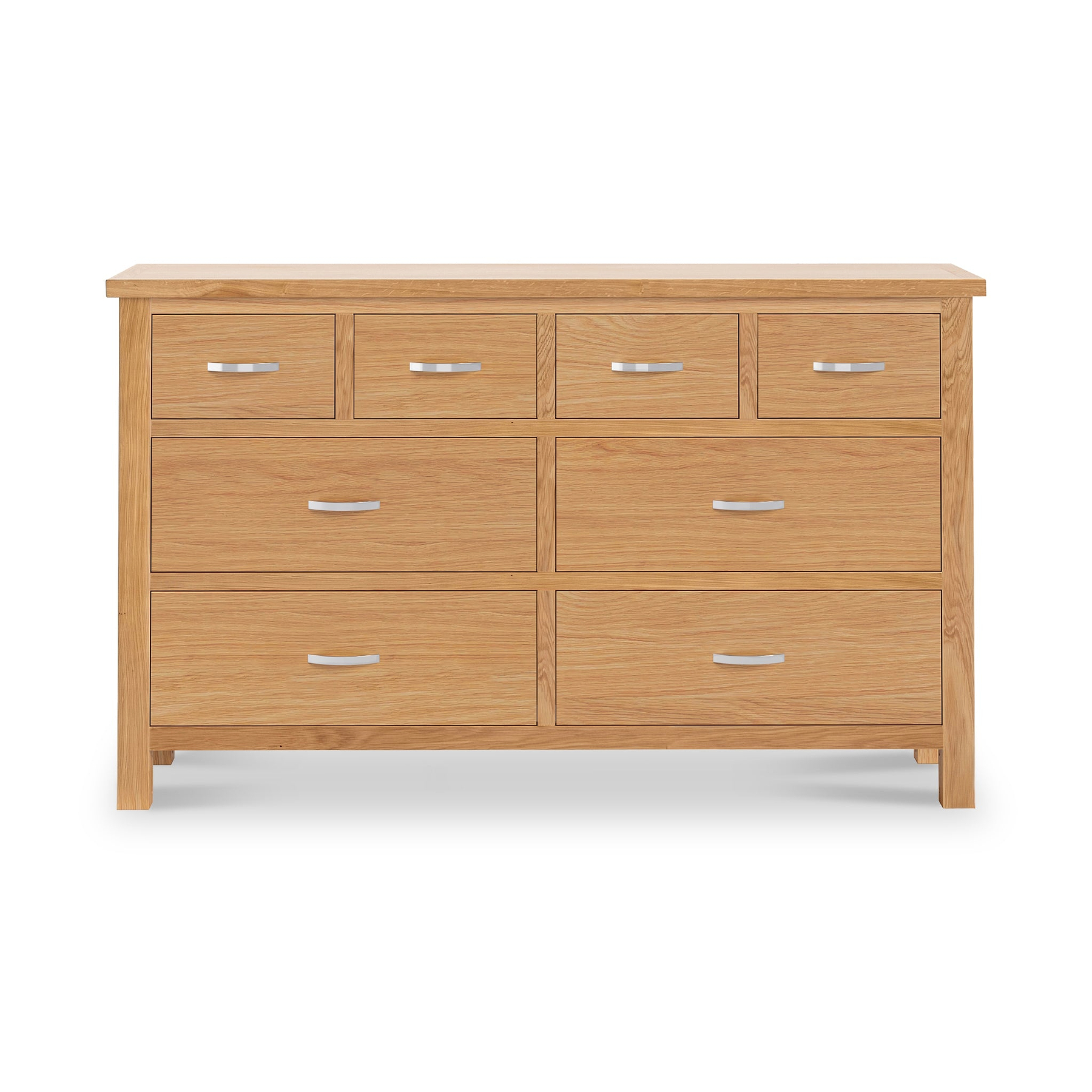 London Oak XL 8 Drawer Chest from Roseland Furniture