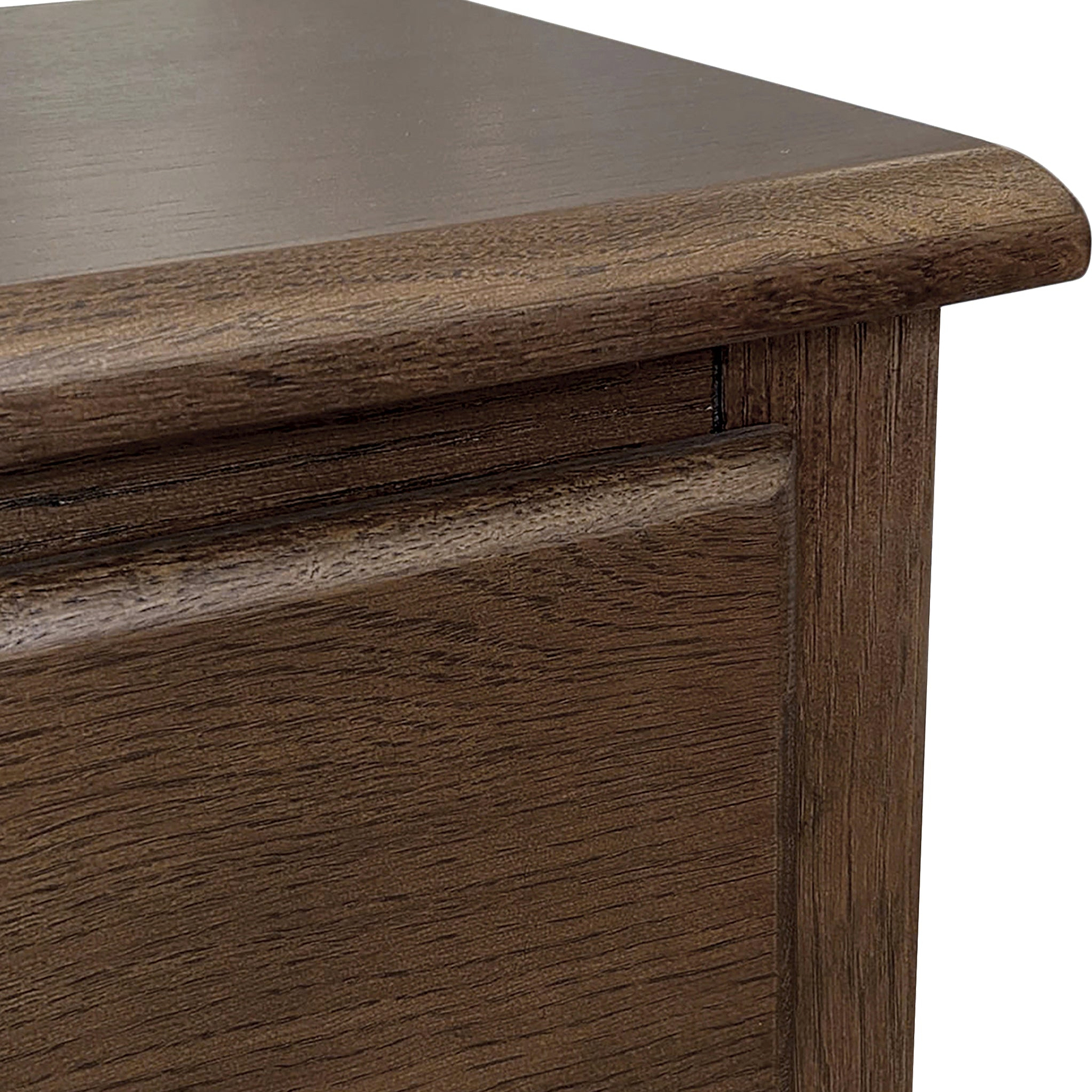 Celine 3 Drawer Bedside Table Dark Stain from Roseland Furniture
