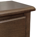 Celine 2 Over 3 Drawer Chest Dark Stain from Roseland Furniture