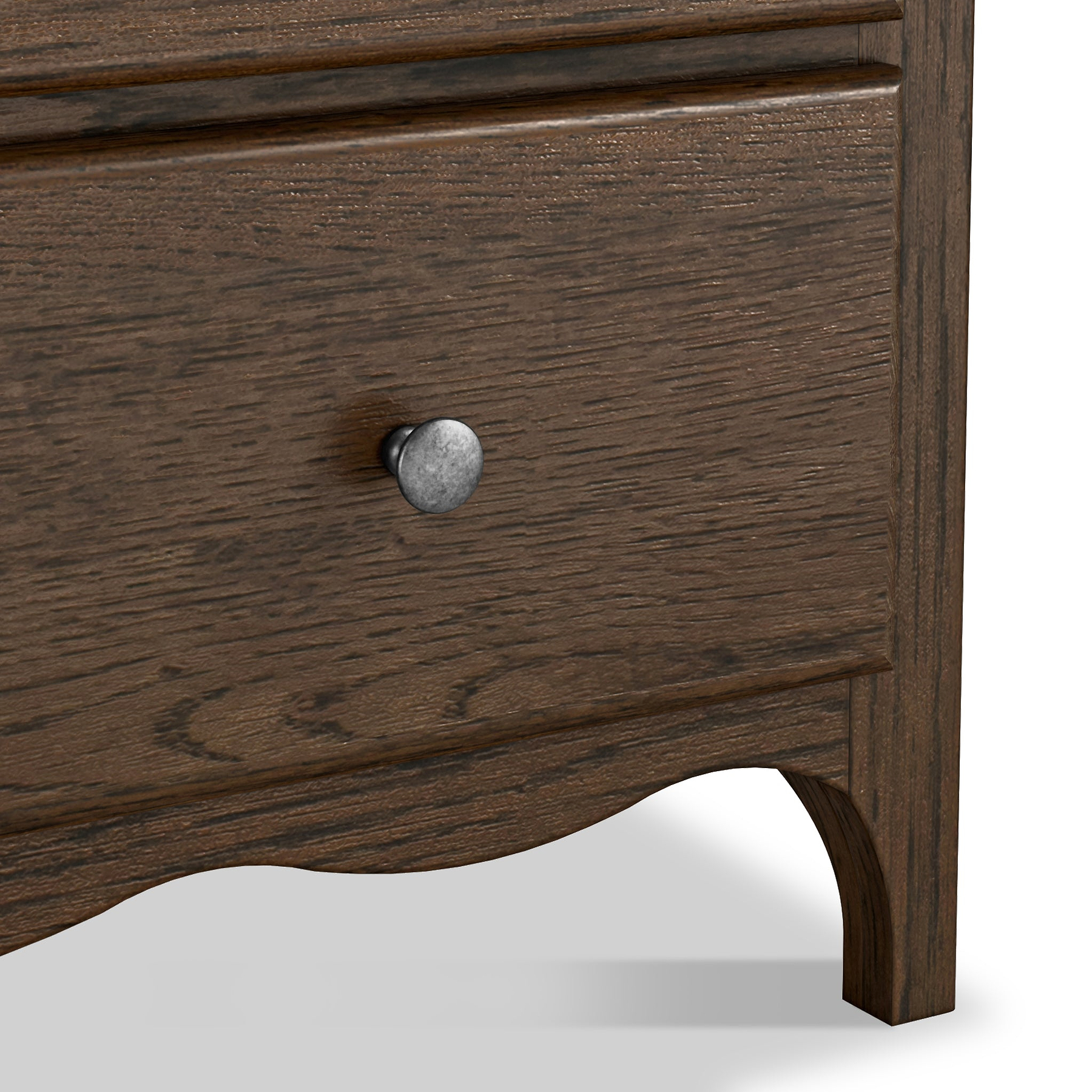 Celine 2 Over 3 Drawer Chest Dark Stain from Roseland Furniture