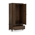 Celine Oak Double Wardrobe Dark Stain from Roseland Furniture