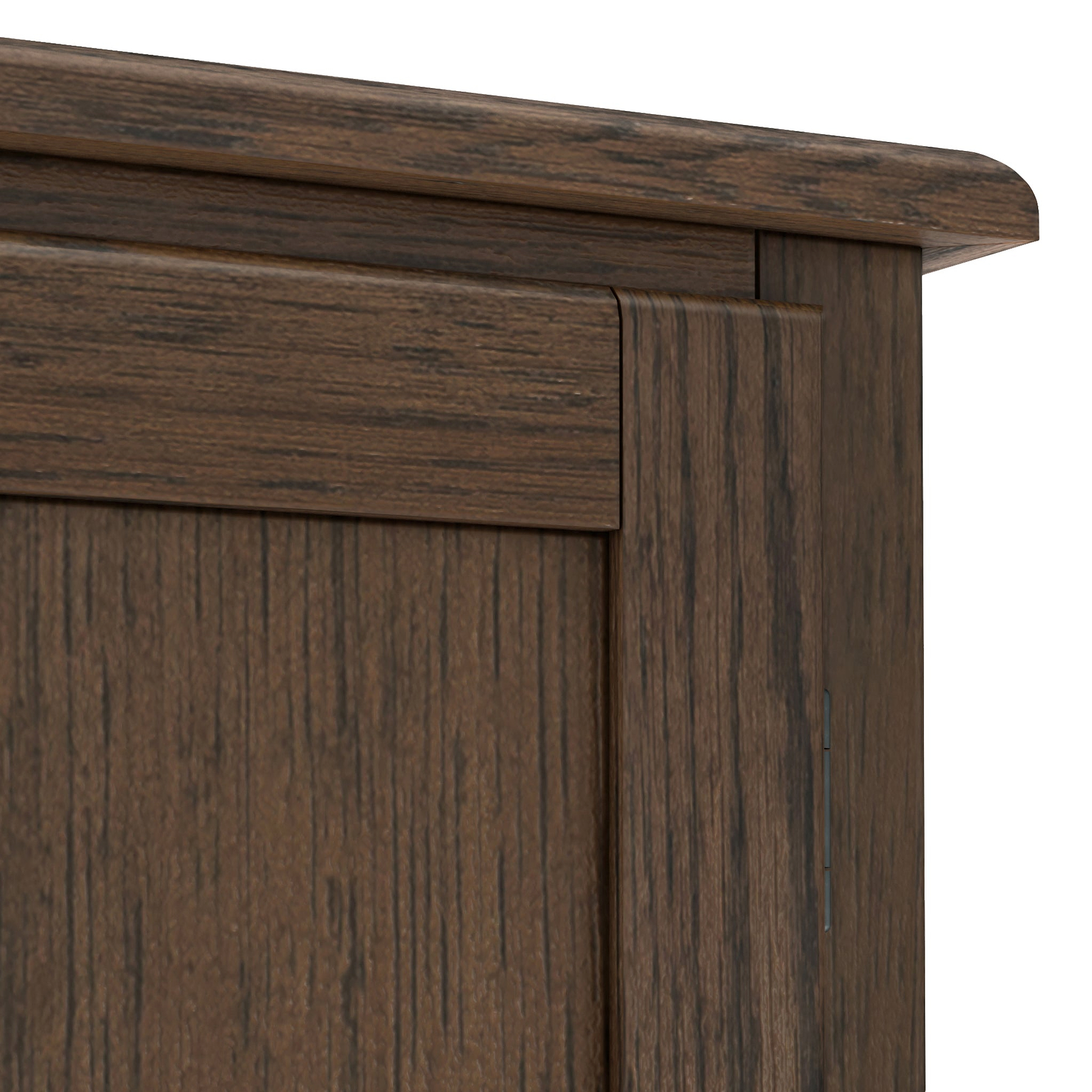 Celine Oak Double Wardrobe Dark Stain from Roseland Furniture