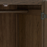 Celine Oak Double Wardrobe Dark Stain from Roseland Furniture