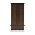 Celine Oak Double Wardrobe Dark Stain from Roseland Furniture