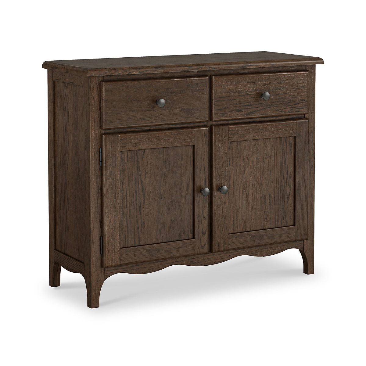 Celine Oak Small Sideboard Dark Stain from Roseland Furniture