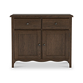 Celine Oak Small Sideboard Dark Stain from Roseland Furniture