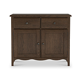 Celine Oak Small Sideboard Dark Stain from Roseland Furniture