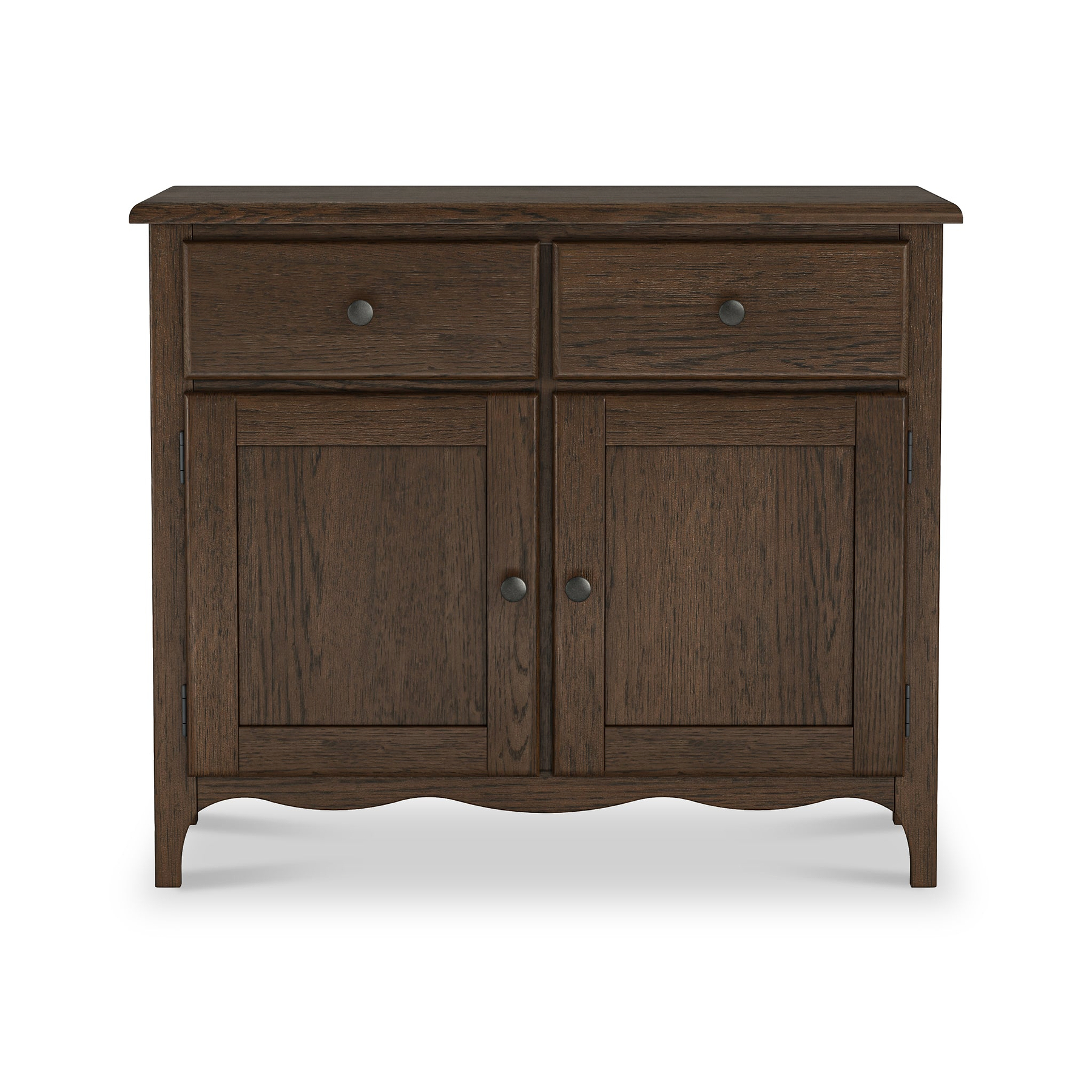 Celine Oak Small Sideboard Dark Stain from Roseland Furniture