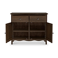 Celine Oak Small Sideboard Dark Stain from Roseland Furniture