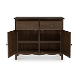 Celine Oak Small Sideboard Dark Stain from Roseland Furniture