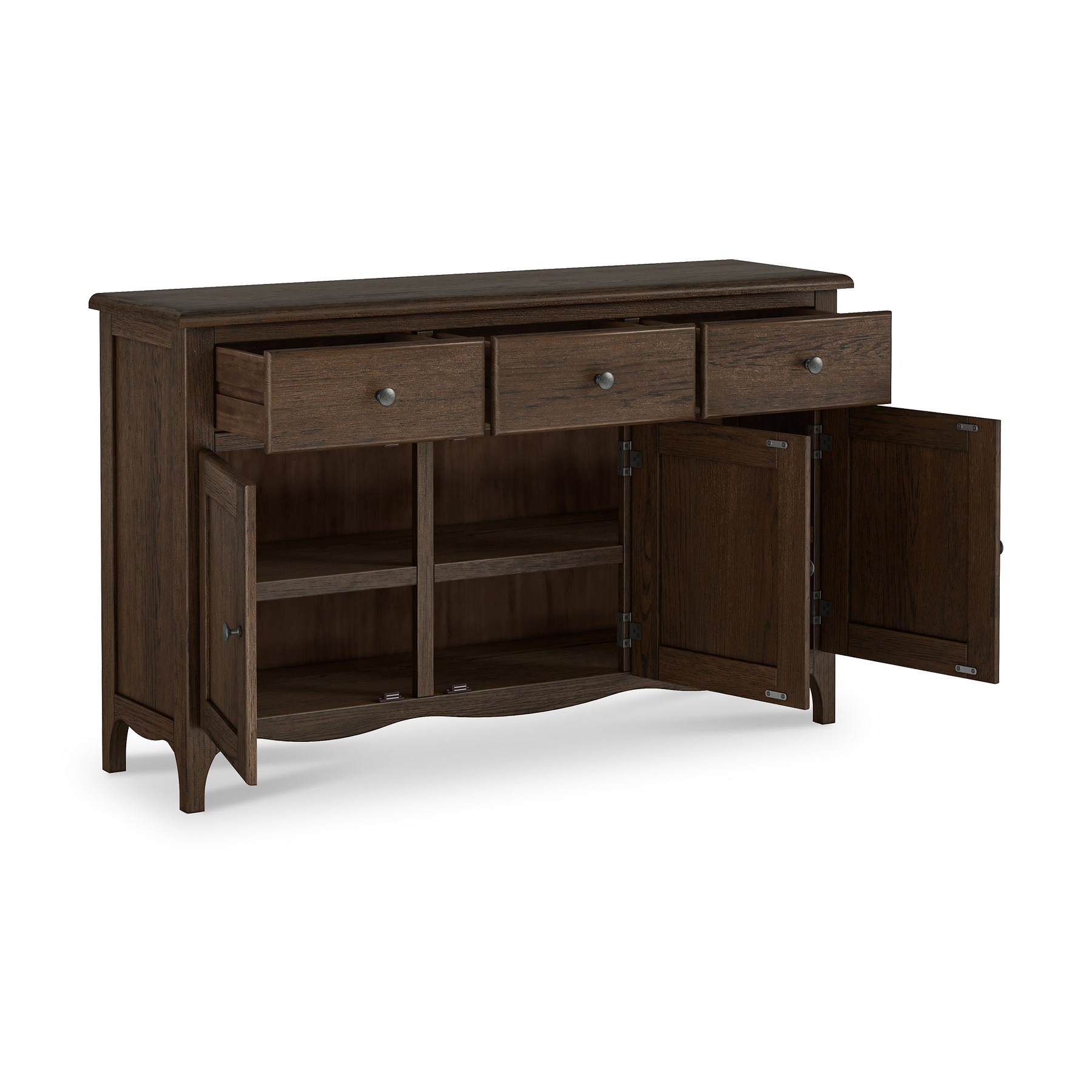 Celine Large Sideboard Dark Stain from Roseland Furniture