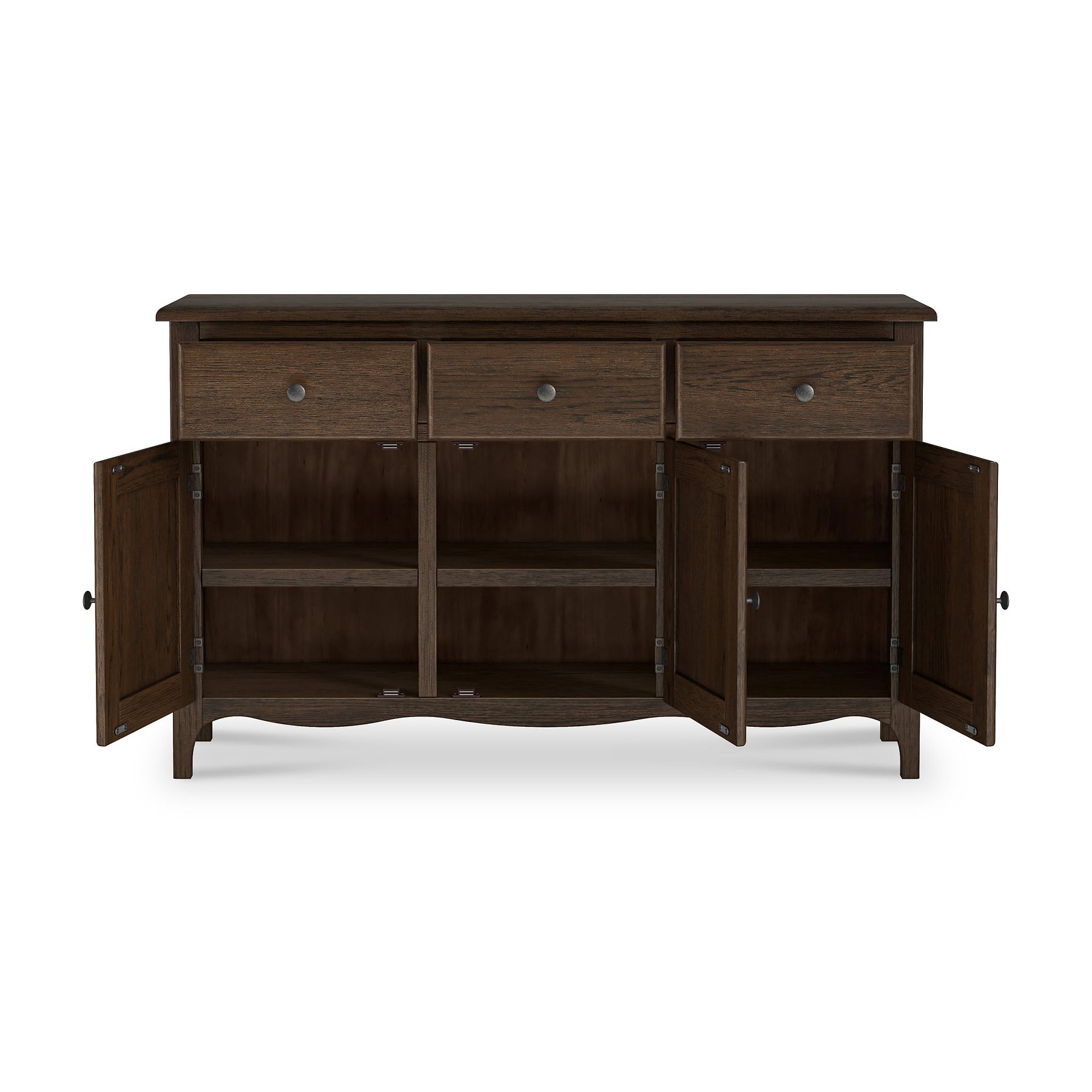 Celine Large Sideboard Dark Stain from Roseland Furniture