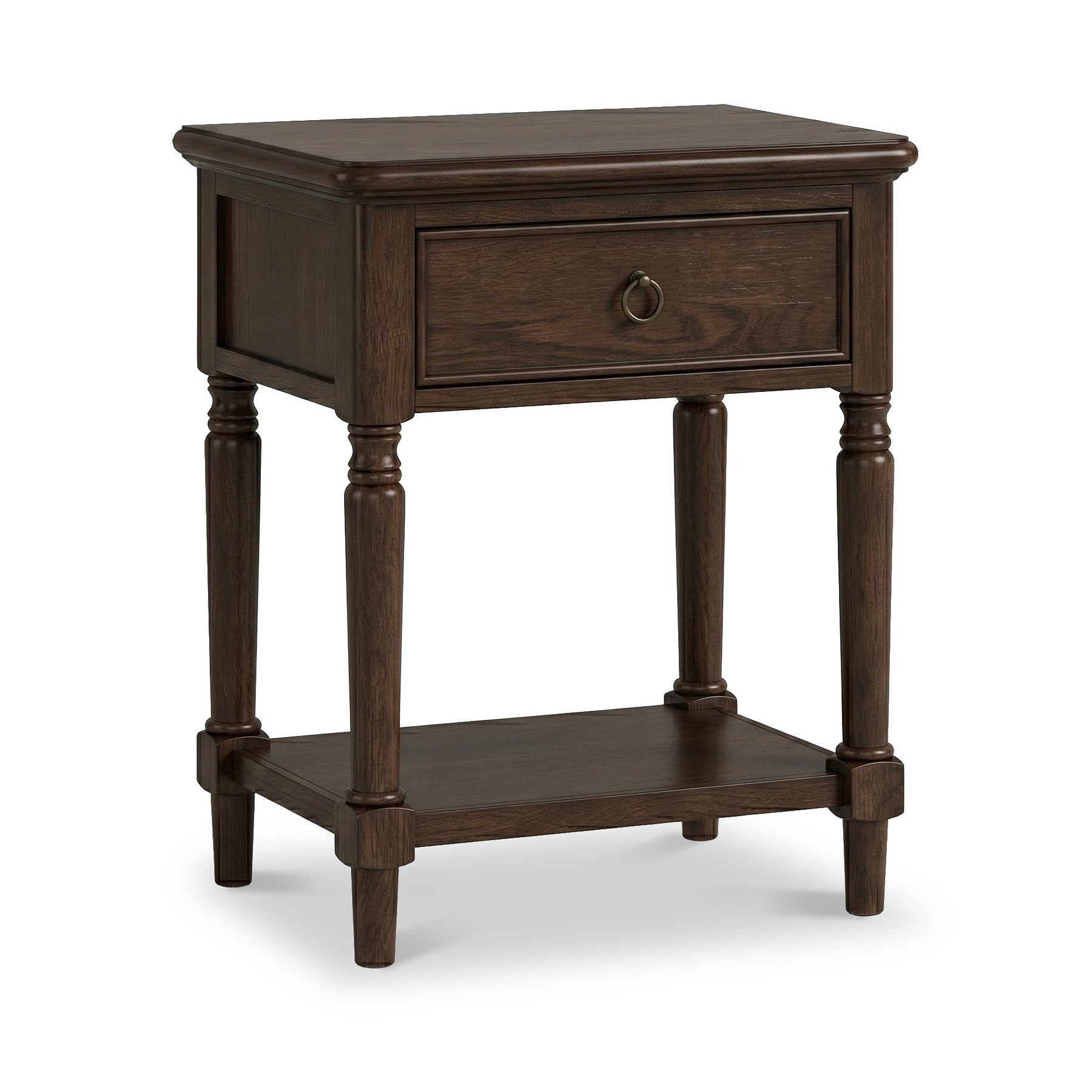 Rutland Dark Oak Lamp Table from Roseland Furniture
