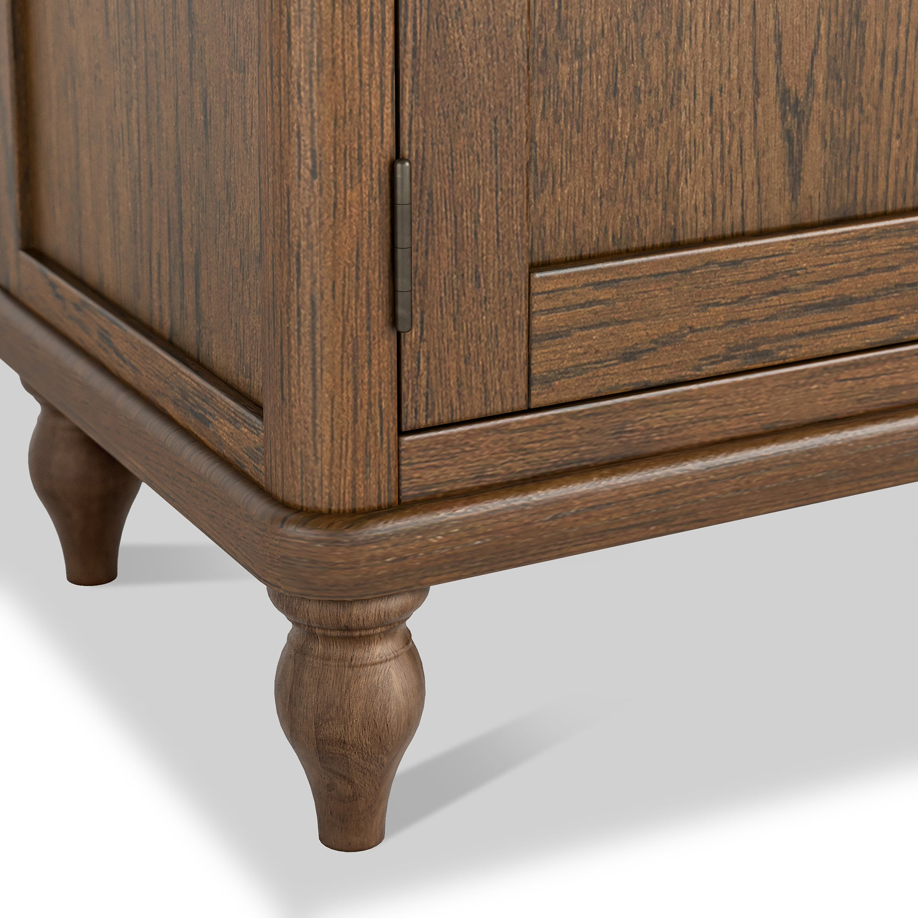 Rutland Dark Oak Corner TV Unit from Roseland Furniture