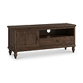 Rutland Dark Oak 120cm TV Unit from Roseland Furniture