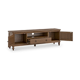 Rutland Dark Oak 160cm Wide TV Unit from Roseland Furniture