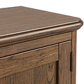 Rutland Dark Oak 160cm Wide TV Unit from Roseland Furniture
