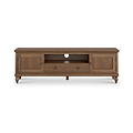 Rutland Dark Oak 160cm Wide TV Unit from Roseland Furniture