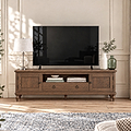 Rutland Dark Oak 160cm Wide TV Unit from Roseland Furniture