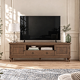 Rutland Dark Oak 160cm Wide TV Unit from Roseland Furniture