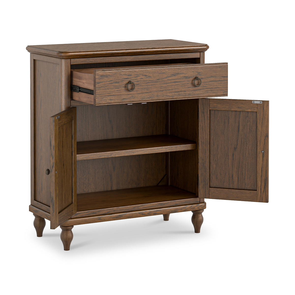 Rutland Dark Oak Mini Sideboard from Roseland Furniture