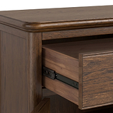 Rutland Dark Oak Mini Sideboard from Roseland Furniture