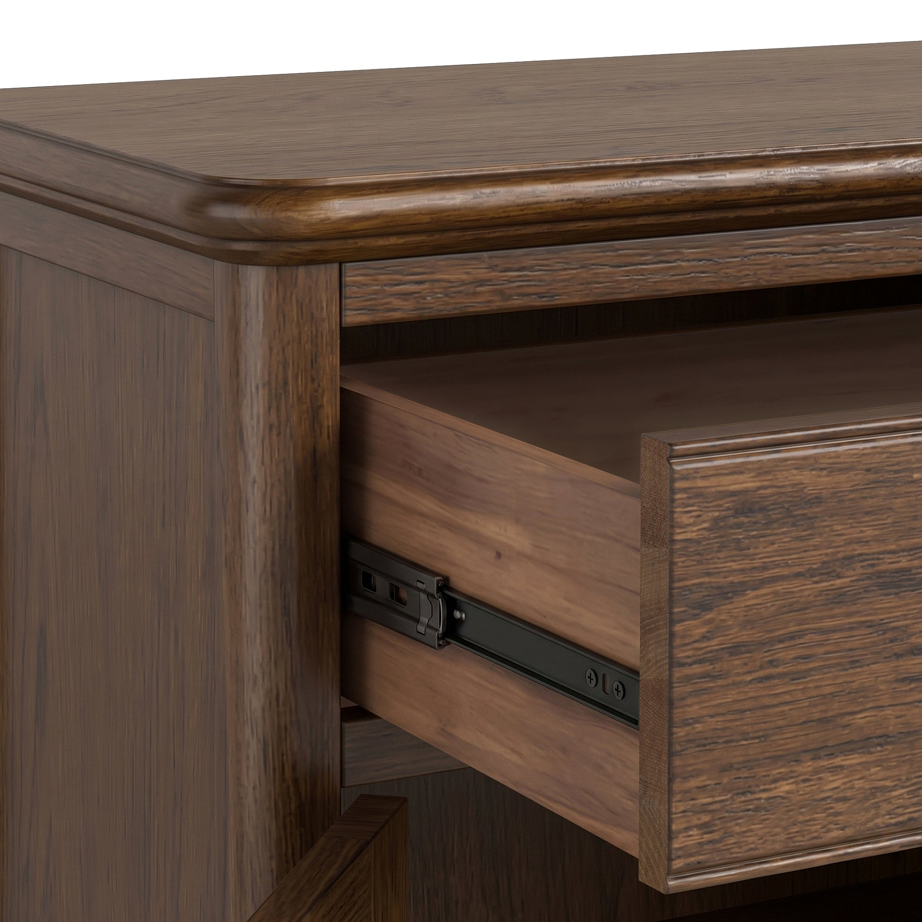 Rutland Dark Oak Mini Sideboard from Roseland Furniture