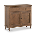 Rutland Dark Oak Small Sideboard from Roseland Furniture