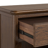 Rutland Dark Oak Small Sideboard from Roseland Furniture