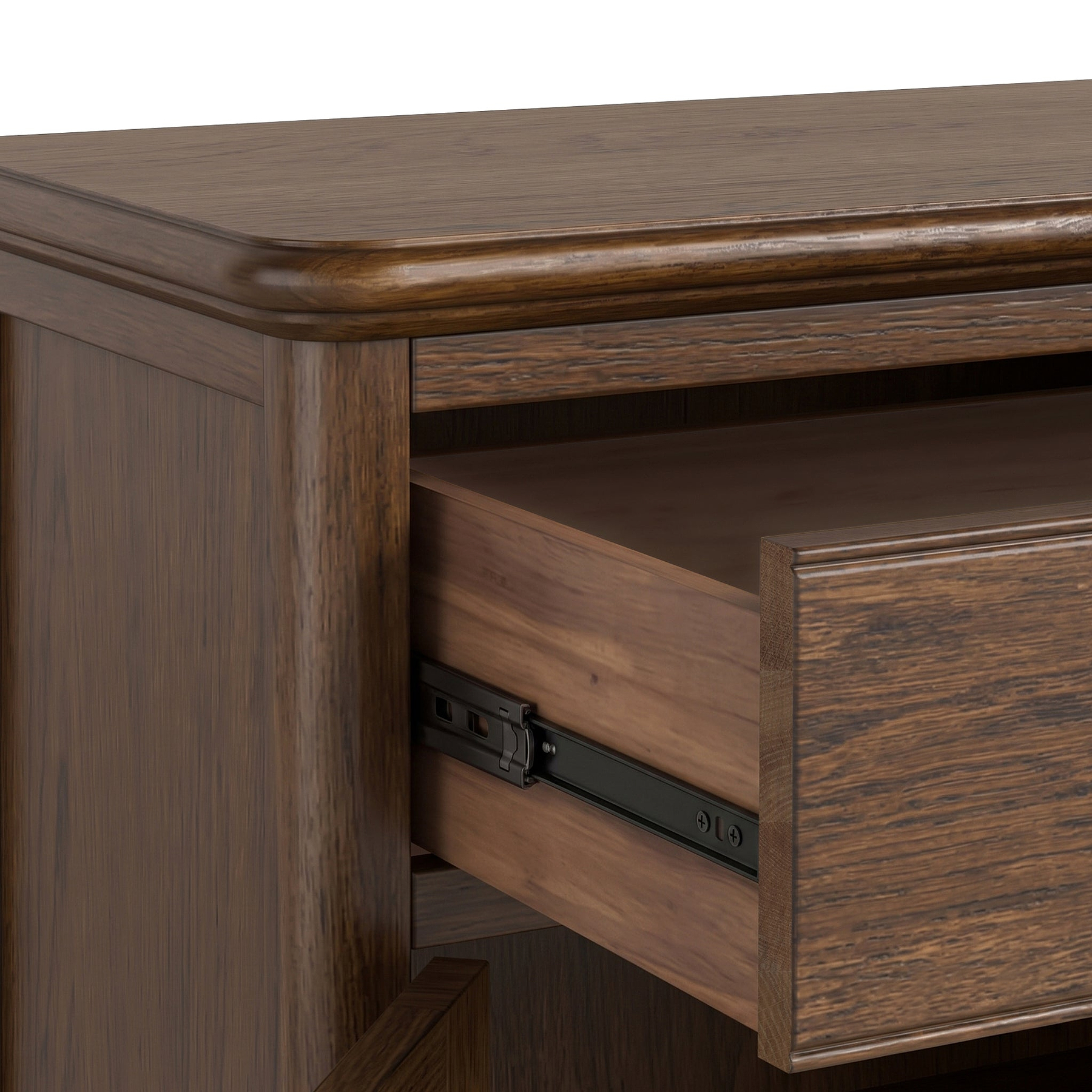 Rutland Dark Oak Small Sideboard from Roseland Furniture