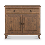 Rutland Dark Oak Small Sideboard from Roseland Furniture