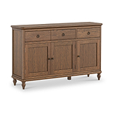 Rutland Dark Oak Large Sideboard from Roseland Furniture