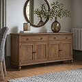 Rutland Dark Oak Extra Large Sideboard from Roseland Furniture