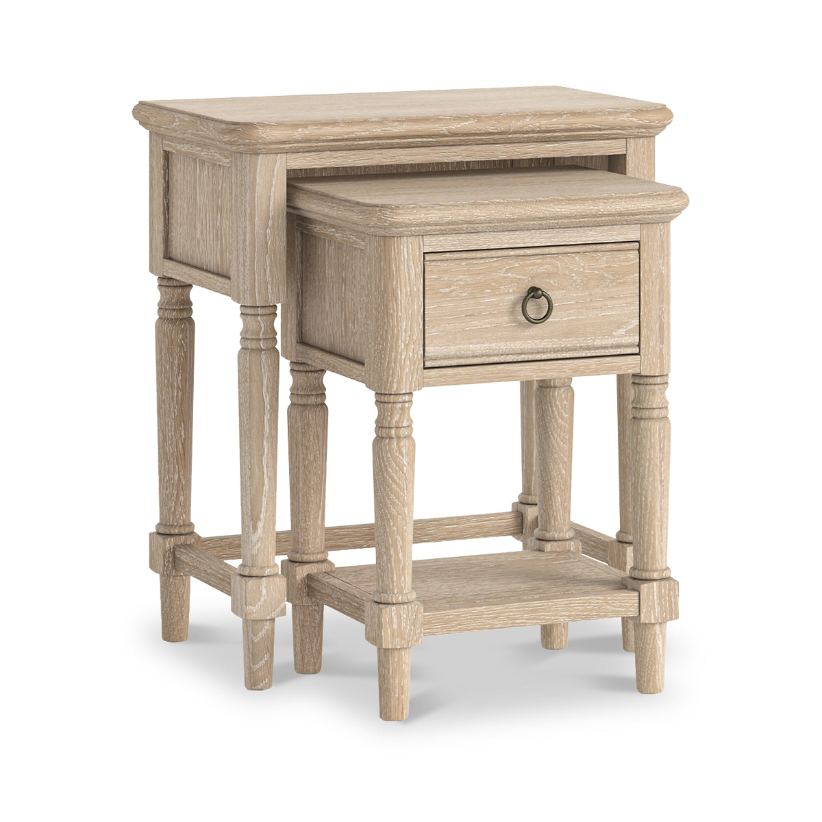 Rutland Oak Nest of Tables from Roseland Furniture