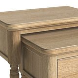 Rutland Oak Nest of Tables from Roseland Furniture