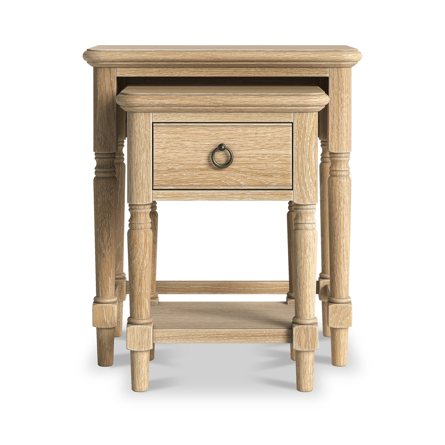 Rutland Oak Nest of Tables from Roseland Furniture