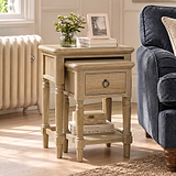 Rutland Oak Nest of Tables from Roseland Furniture