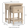 Rutland Oak Nest of Tables from Roseland Furniture