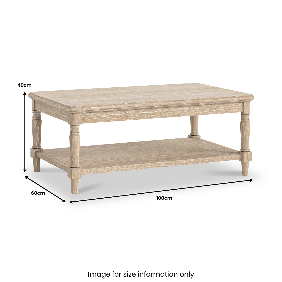 Rutland Oak Coffee Table from Roseland Furniture